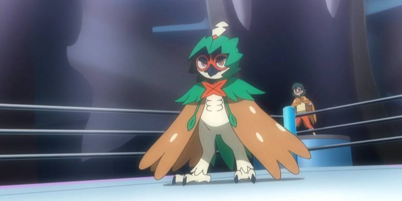 Decidueye in a ring