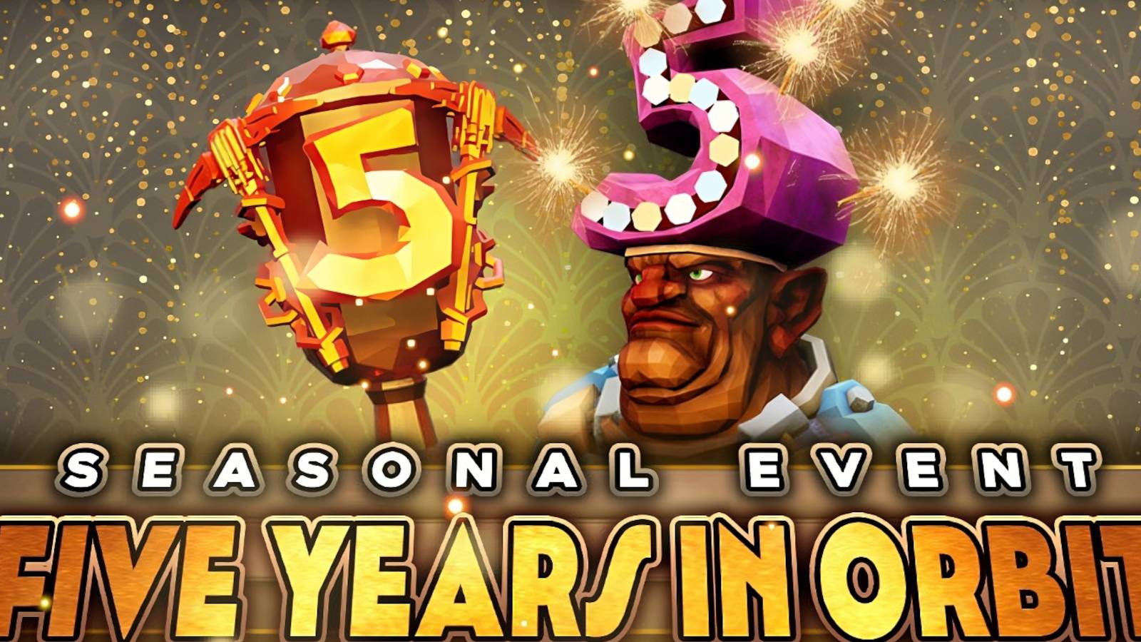 Deep Rock Galactic Year 5 anniversary poster from Steam