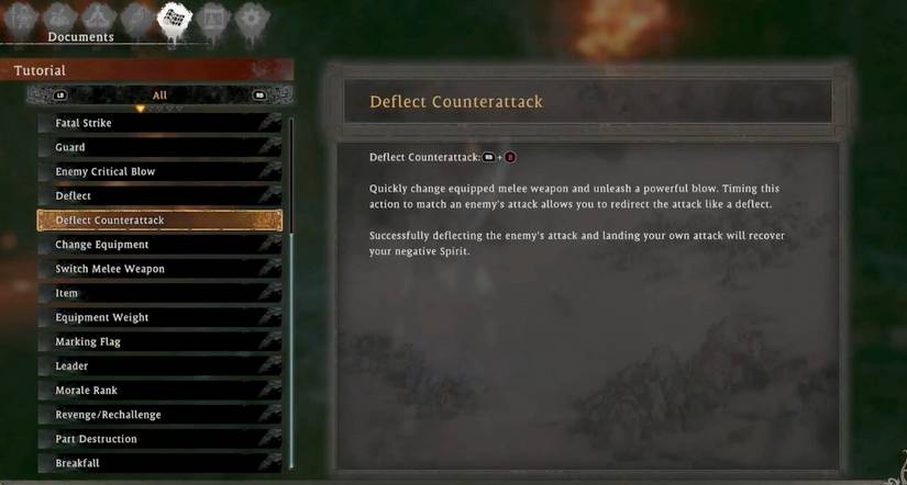 deflect counterattack wo long 