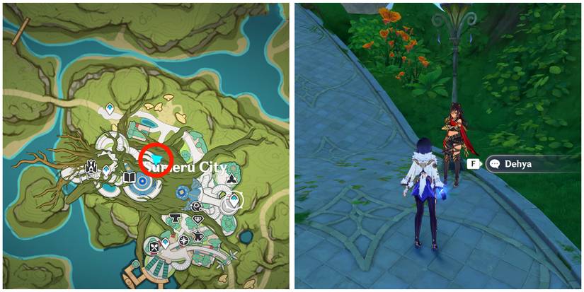 dehya windblume location in genshin impact