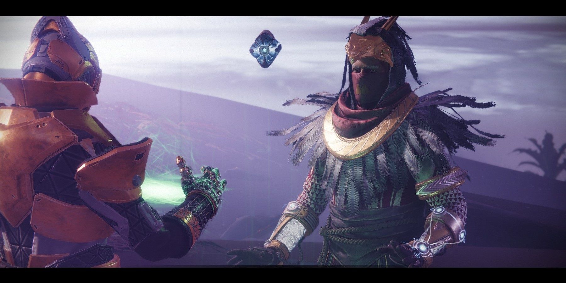 Osiris teaching the guardian how to use Strand in Destiny 2