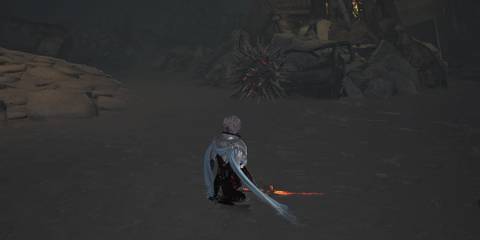 Facing an enemy in Code Vein.