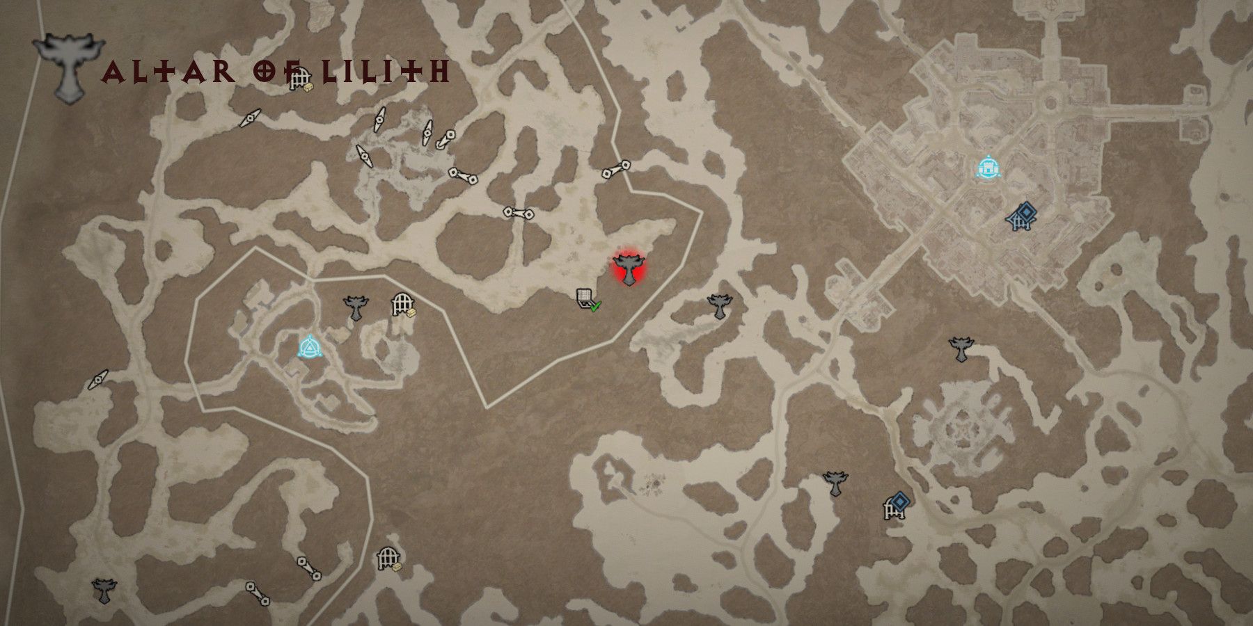 Diablo 4: All Altars of Lilith Locations in the Fractured Peaks