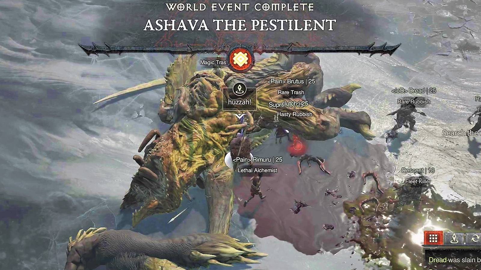ashava defeated