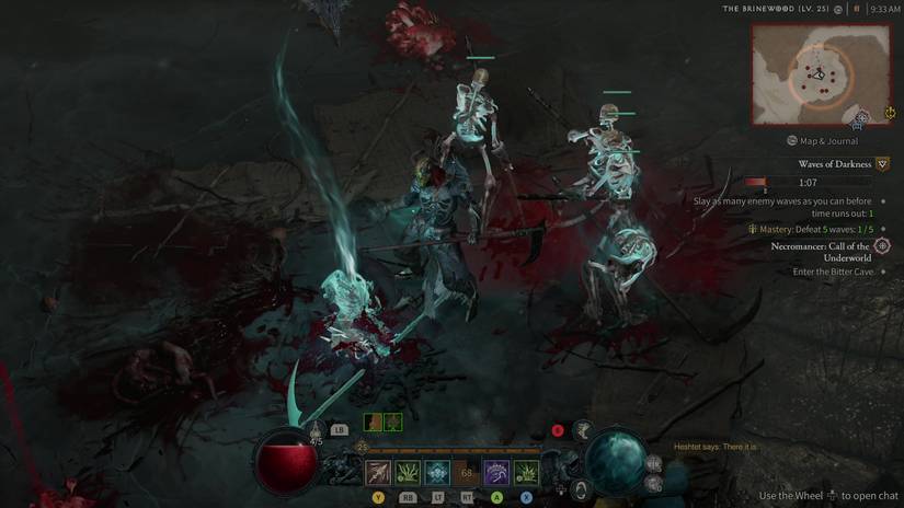 necromancer raising the dead