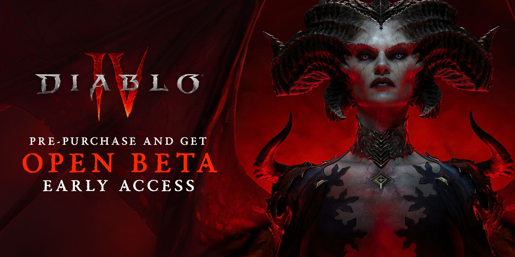Diablo IV Beta Early Access splash screen