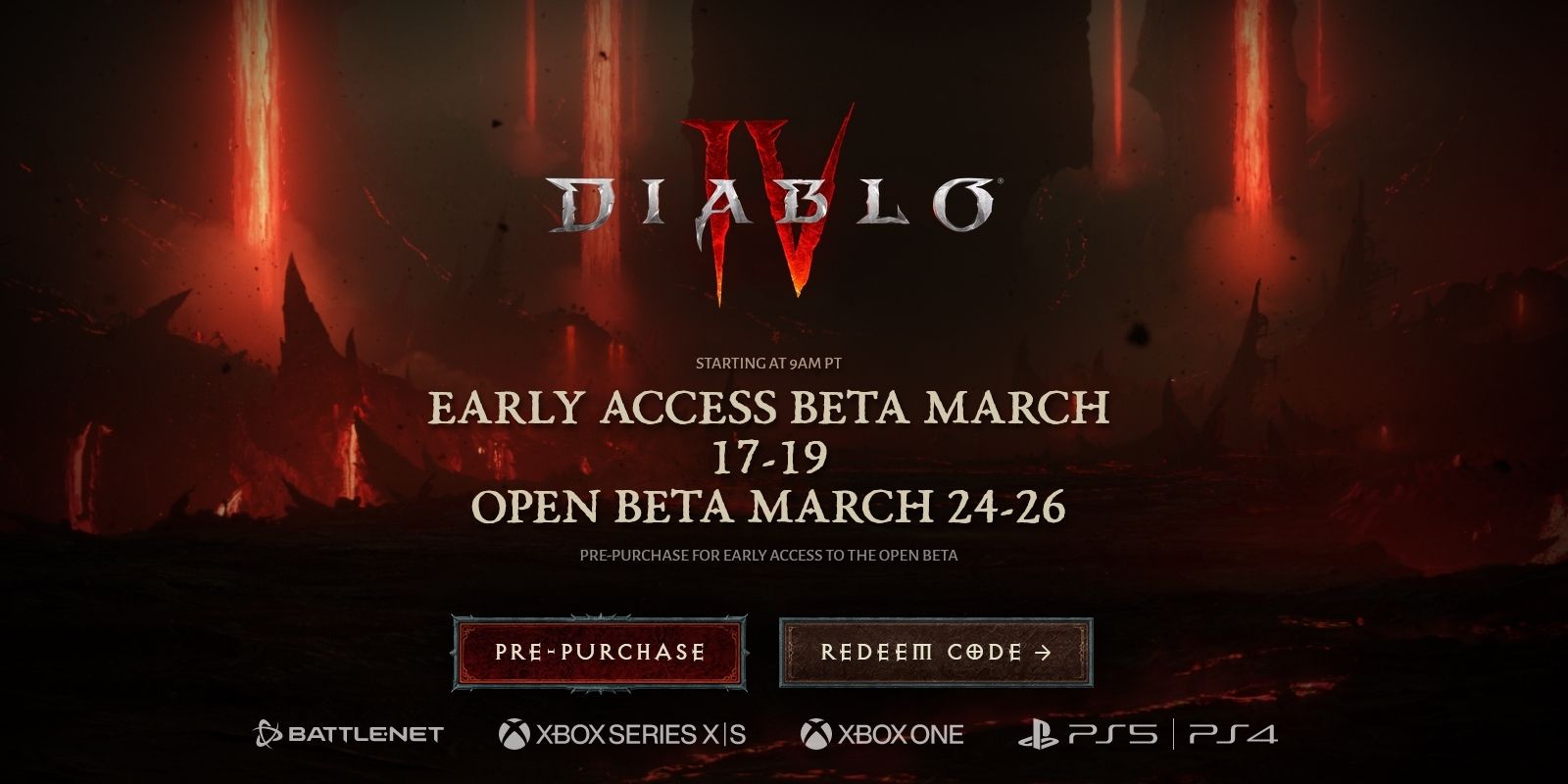 Diablo IV Beta Website