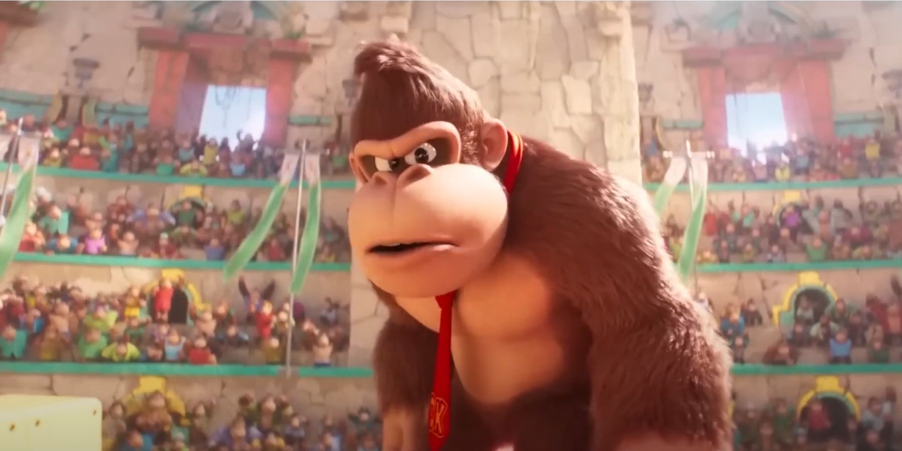 The Super Mario Bros. Movie Donkey Kong angry face