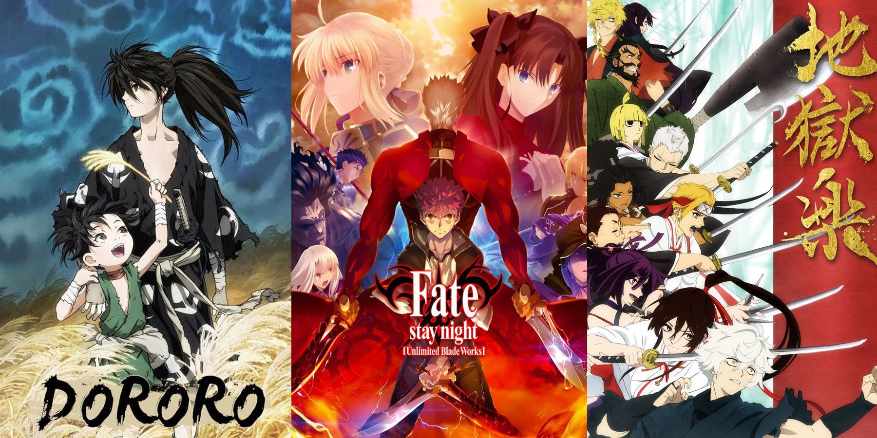 Dororo Fate Stay Night Hells Paradise Poster