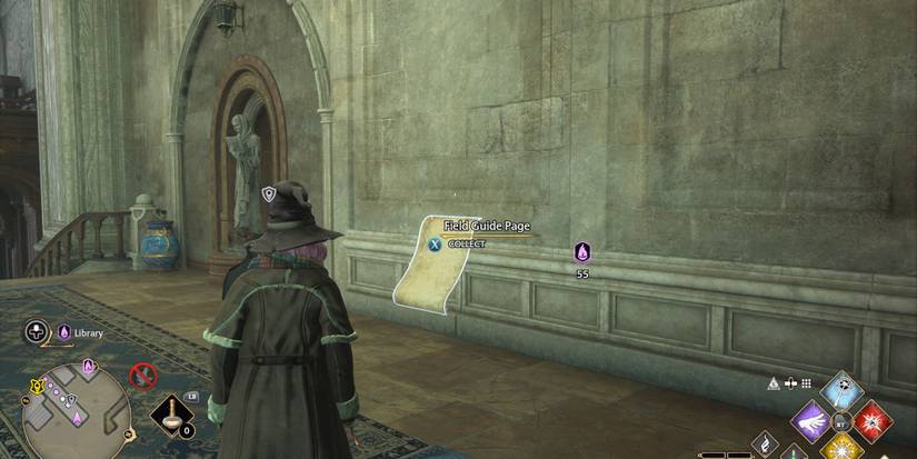 dragon basin field guide page location Hogwarts Legacy