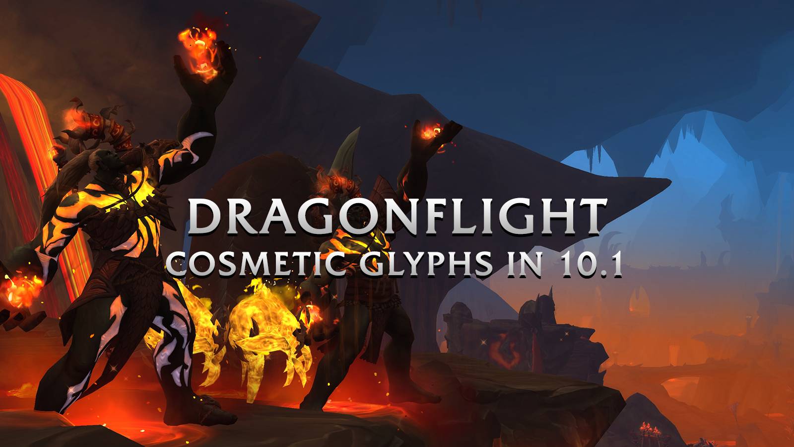 wow world of warcraft dragonflight cosmetic glyphs embers of neltharion 10.1 demon hunter throw glaive
