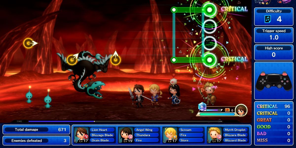 Squall using Drain Blade