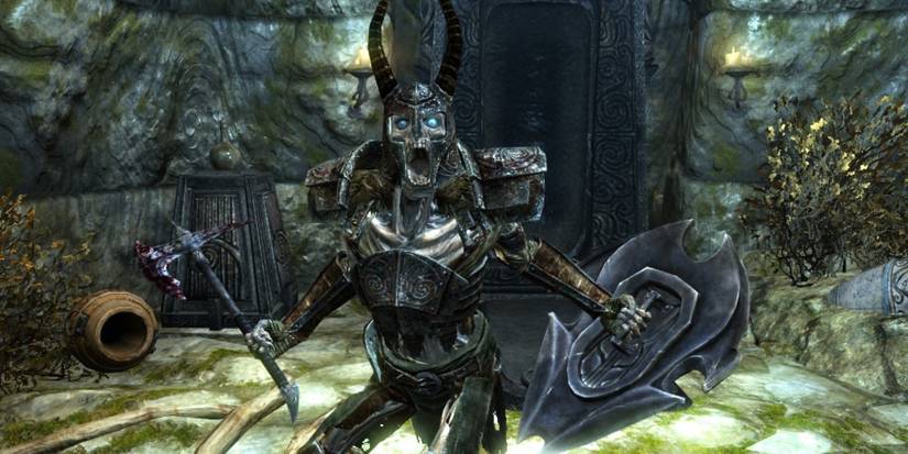 Skyrim draugr shouting