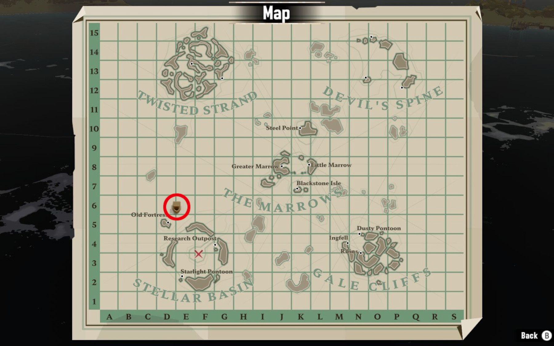 dredge stoplight loosejaw location