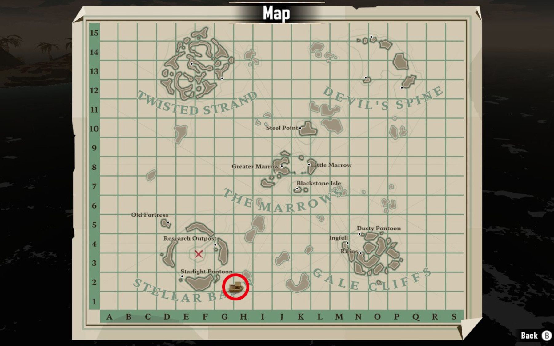 dredge stoplight loosejaw location