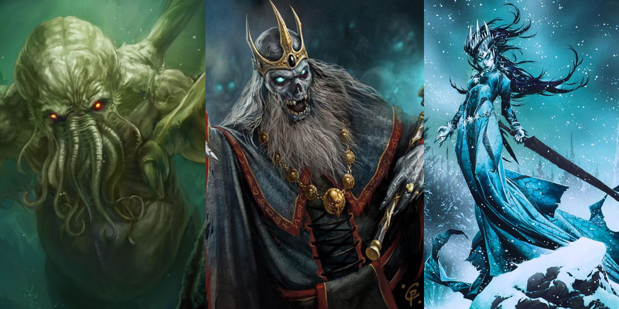 The great old one, the undying and the archfey patrons.