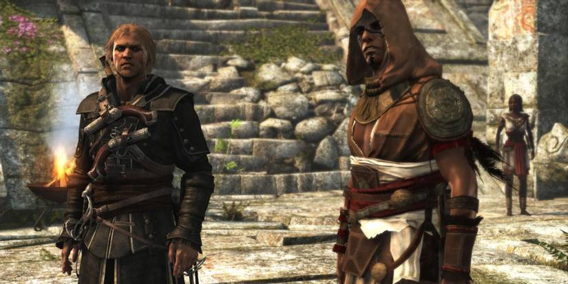 edward kenway and ah tabai in ac black flag-1