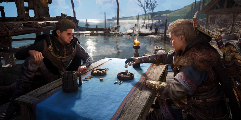 Eivor Gambling in Assassin's Creed Valhalla