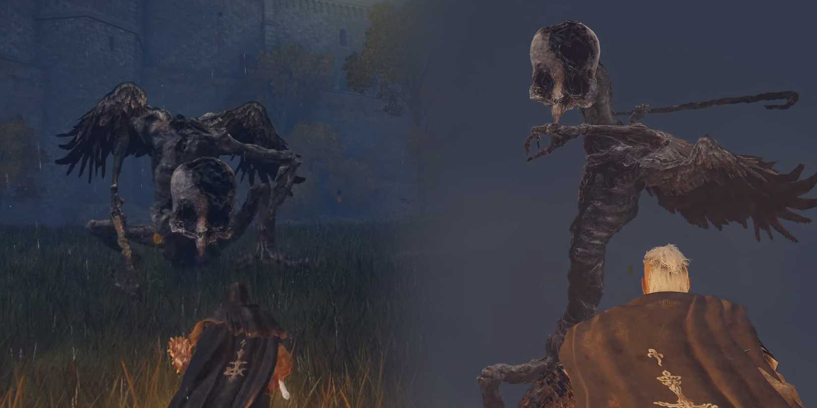 Elden Ring - Both Deathbirds In Limgrave Mid-Combat