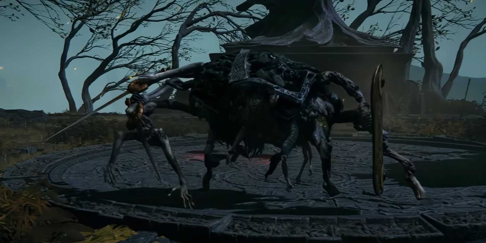 Elden Ring - Grafted Scion Walking Towards Tarnished