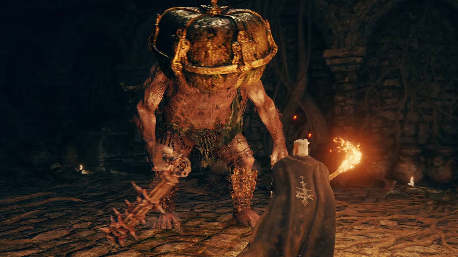 battle with mad pumpkin head elden ring