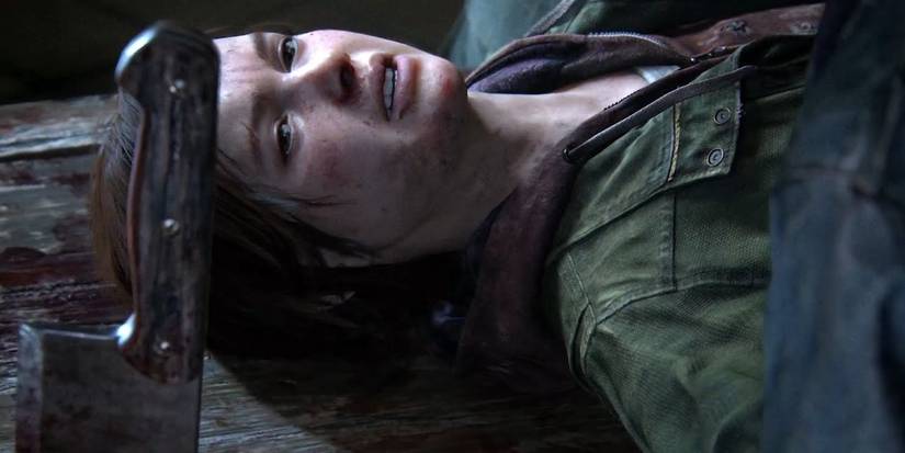 Ellie captured by Cannibals in The Last of Us