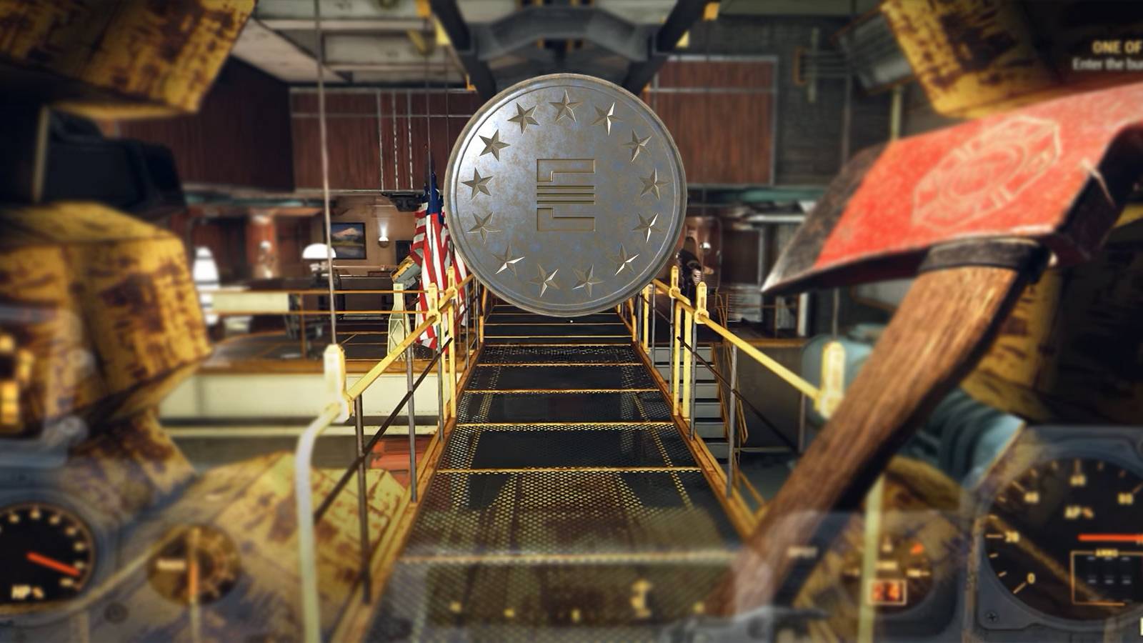 image showing the enclave bunker entrance. 