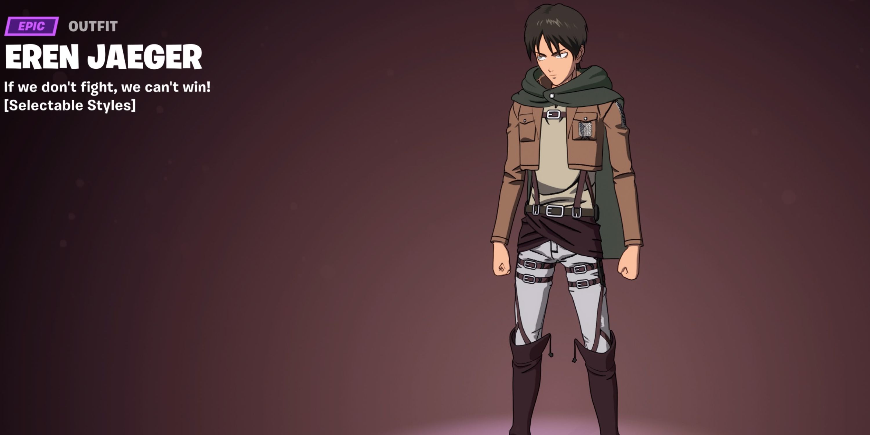 eren jaeger in fortnite