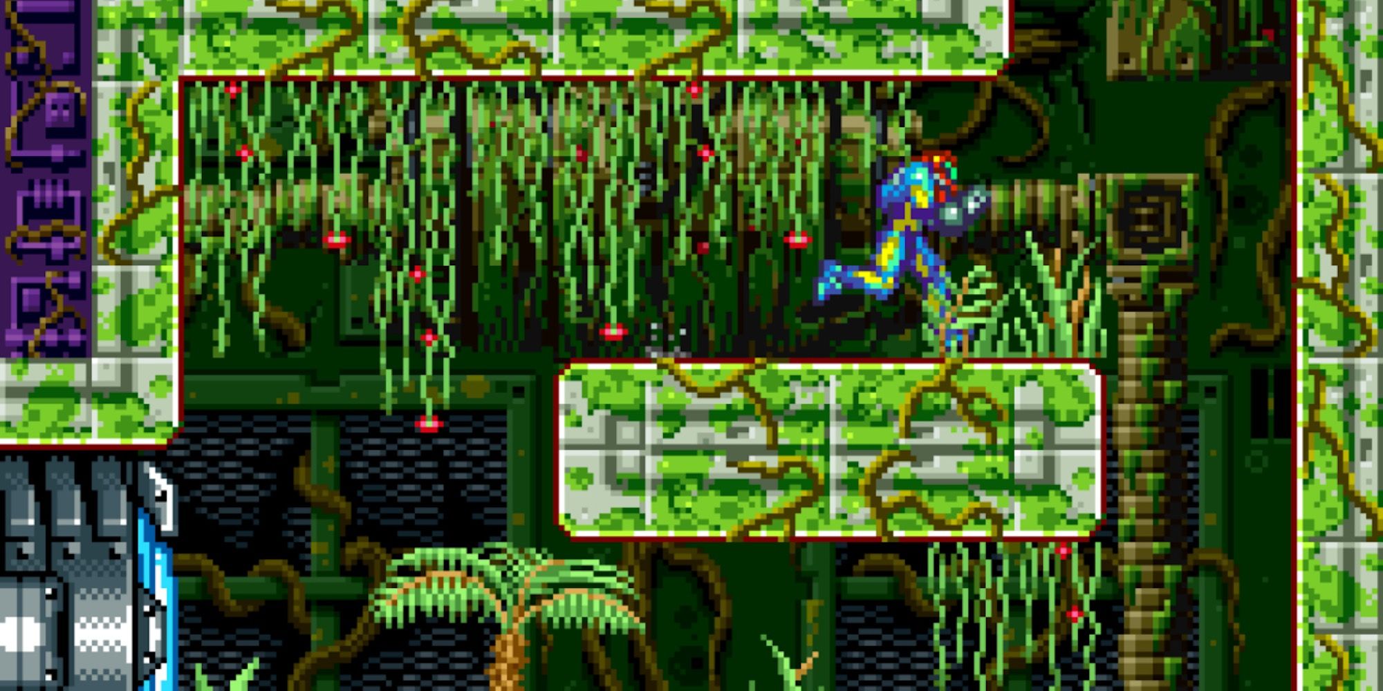 Exploring the world in Metroid Fusion