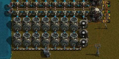 Factorio screenshot showing Basic Boiler Setup