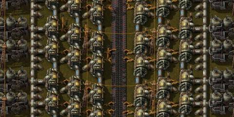Factorio screenshot showing Twelve Boiler Setup