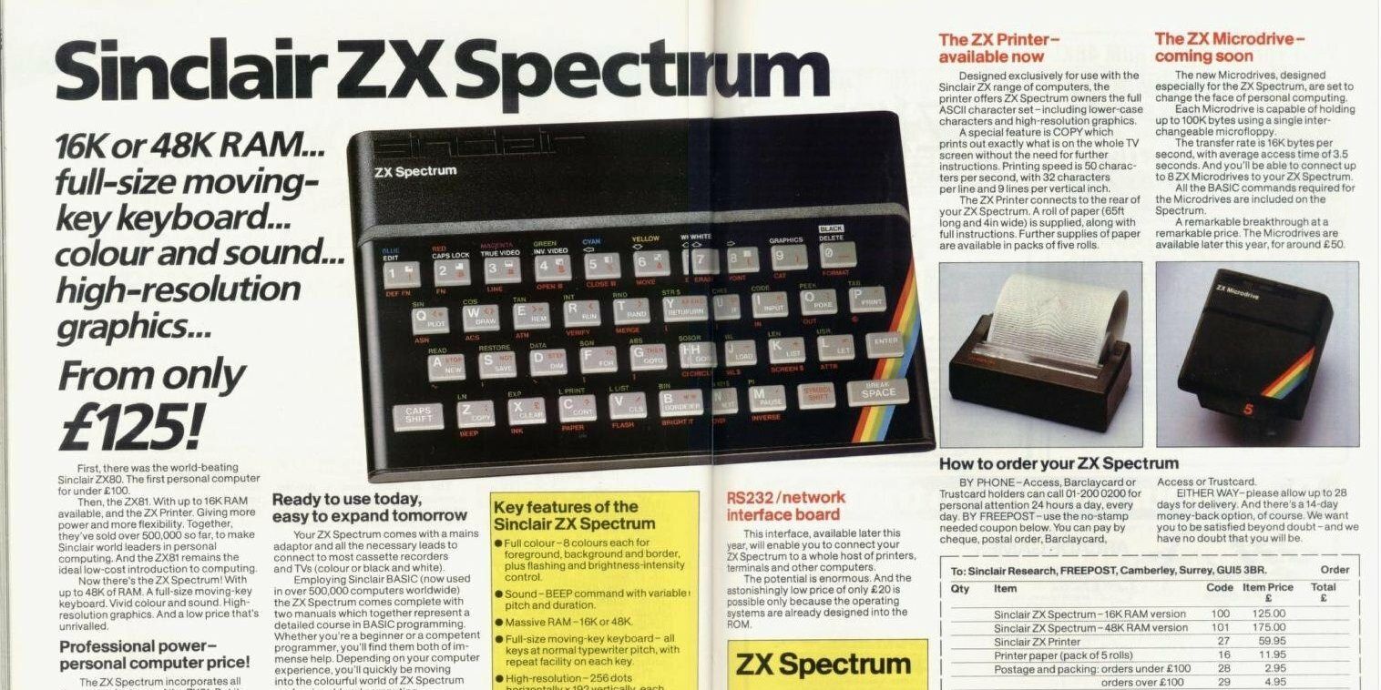 Failed Success Consoles- Timex Sinclair ZX Spectrum
