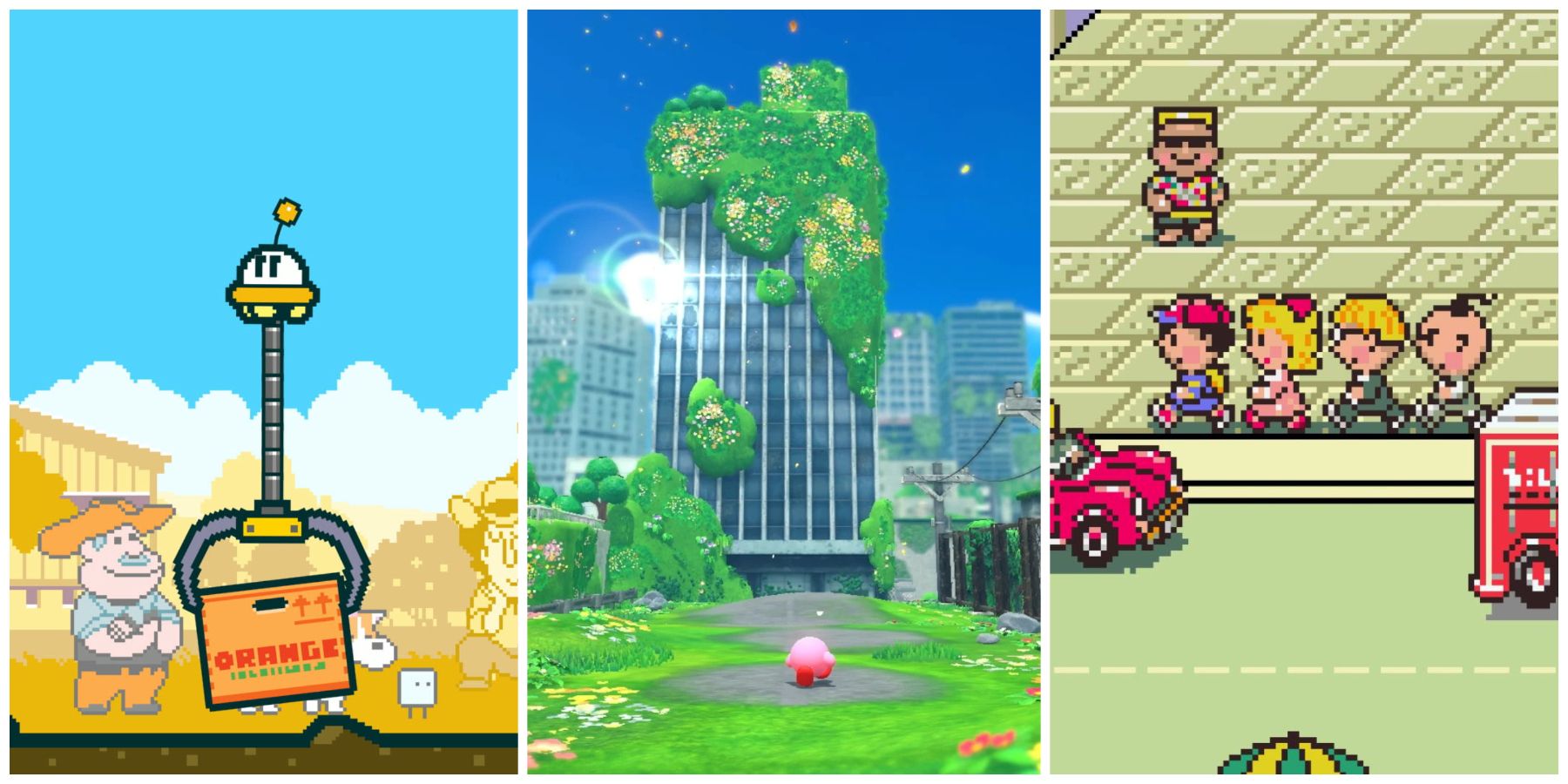 Featured image of HAL Laboratory games Part-Time UFO, Kirby and the Forgotten Land, and Earthbound