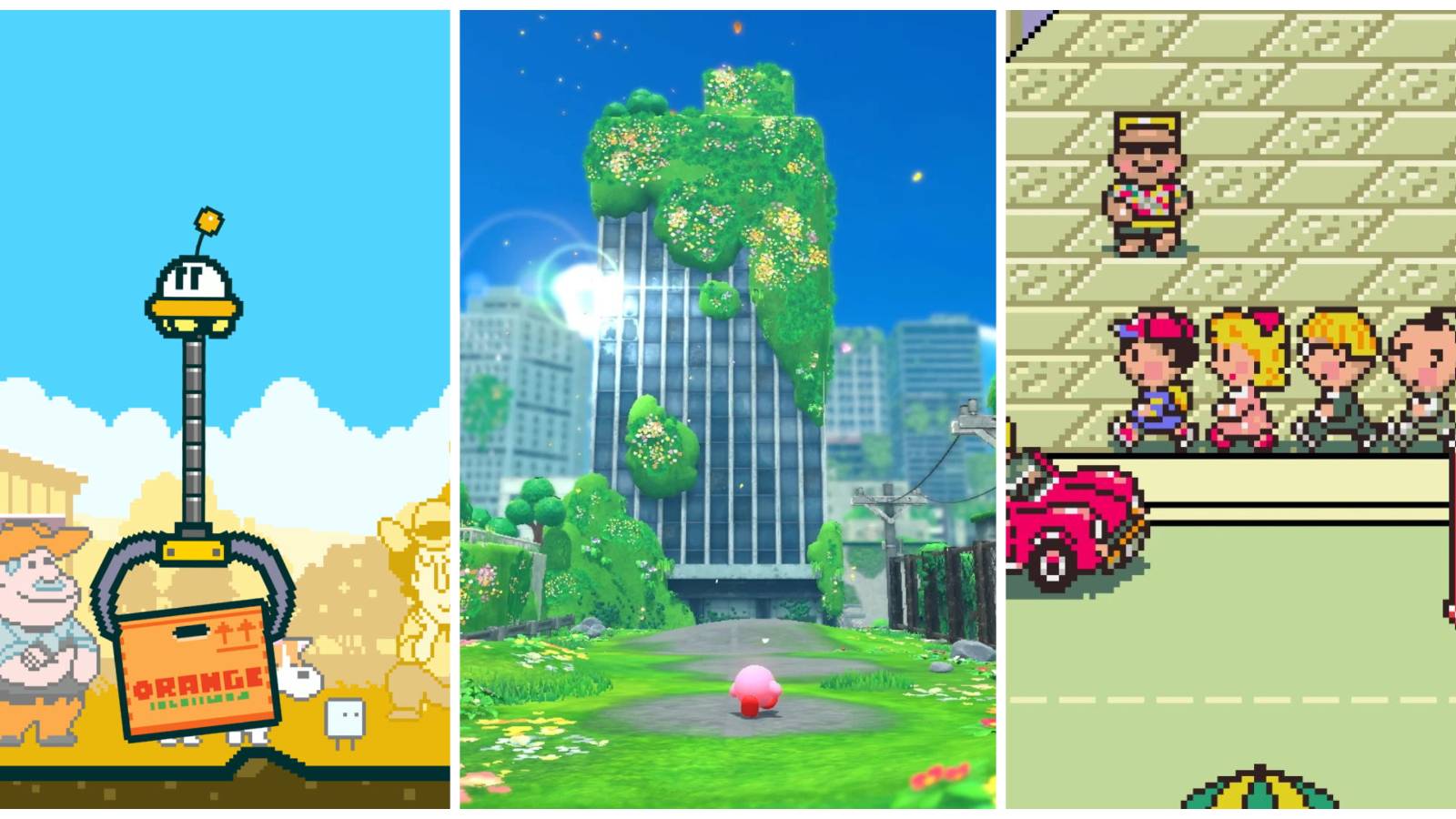 Featured image of HAL Laboratory games Part-Time UFO, Kirby and the Forgotten Land, and Earthbound