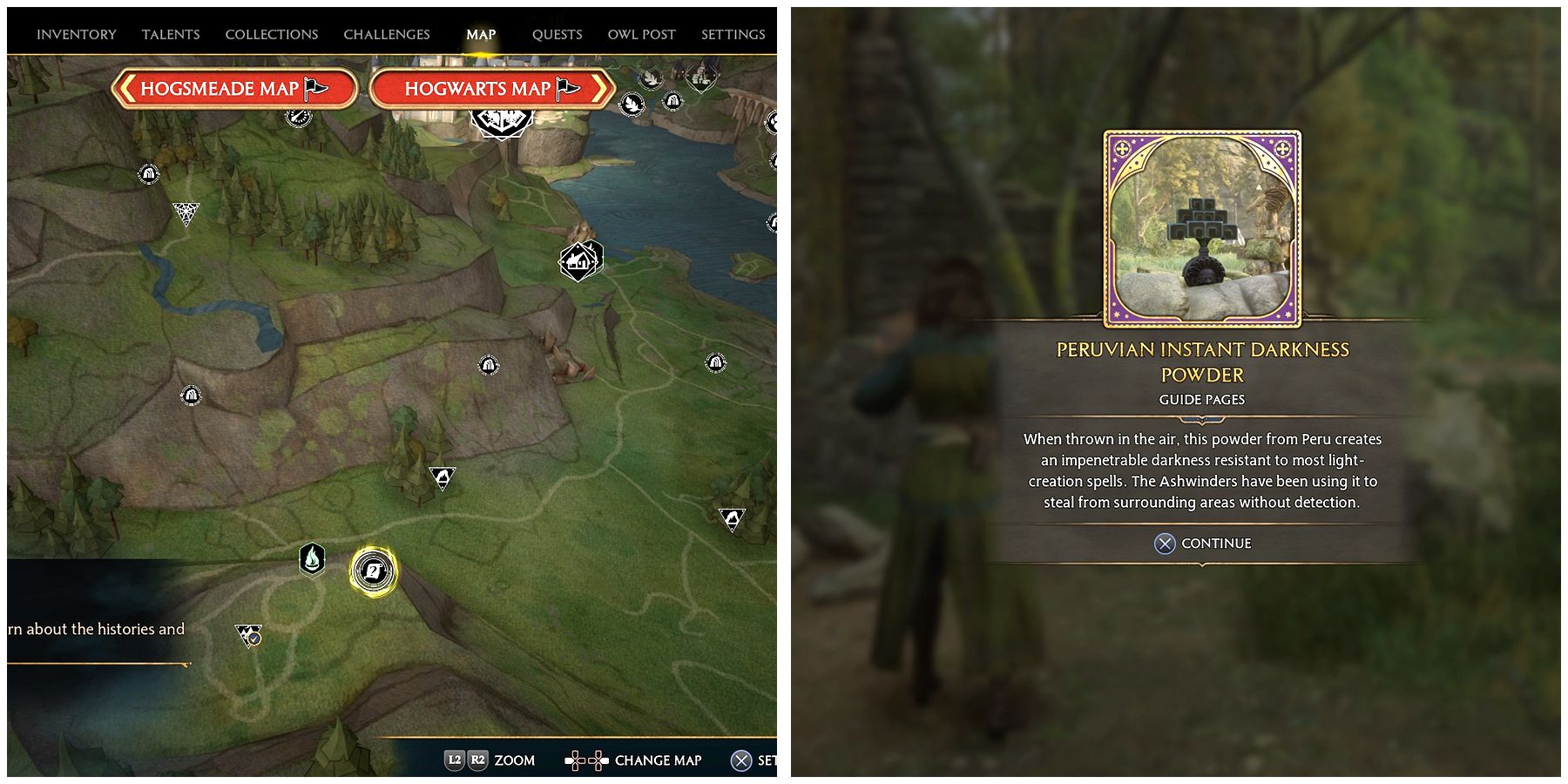 feldcroft region field guide page 1 location in hogwarts legacy