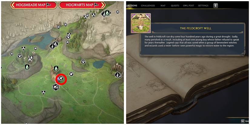 feldcroft region field guide page 2 location in hogwarts legacy