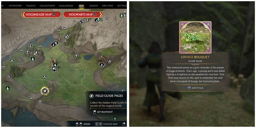 feldcroft region field guide page 5 location in hogwarts legacy