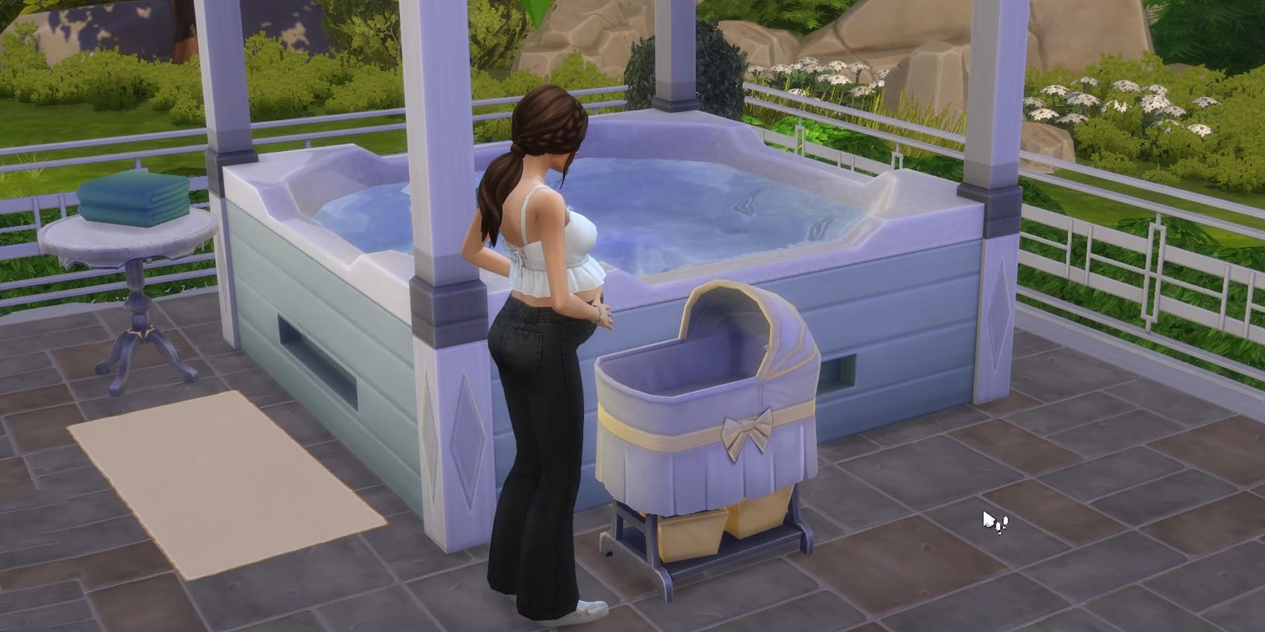 female sims giving birth to alien baby in the sims 4