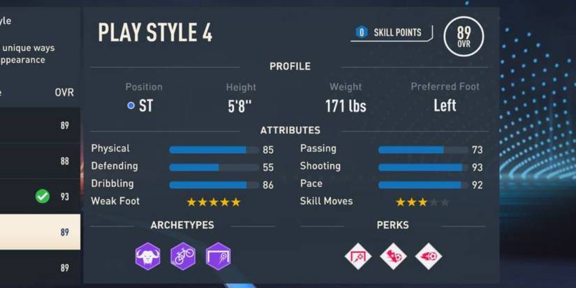 Fifa 23 Pro Clubs All Around Striker Build