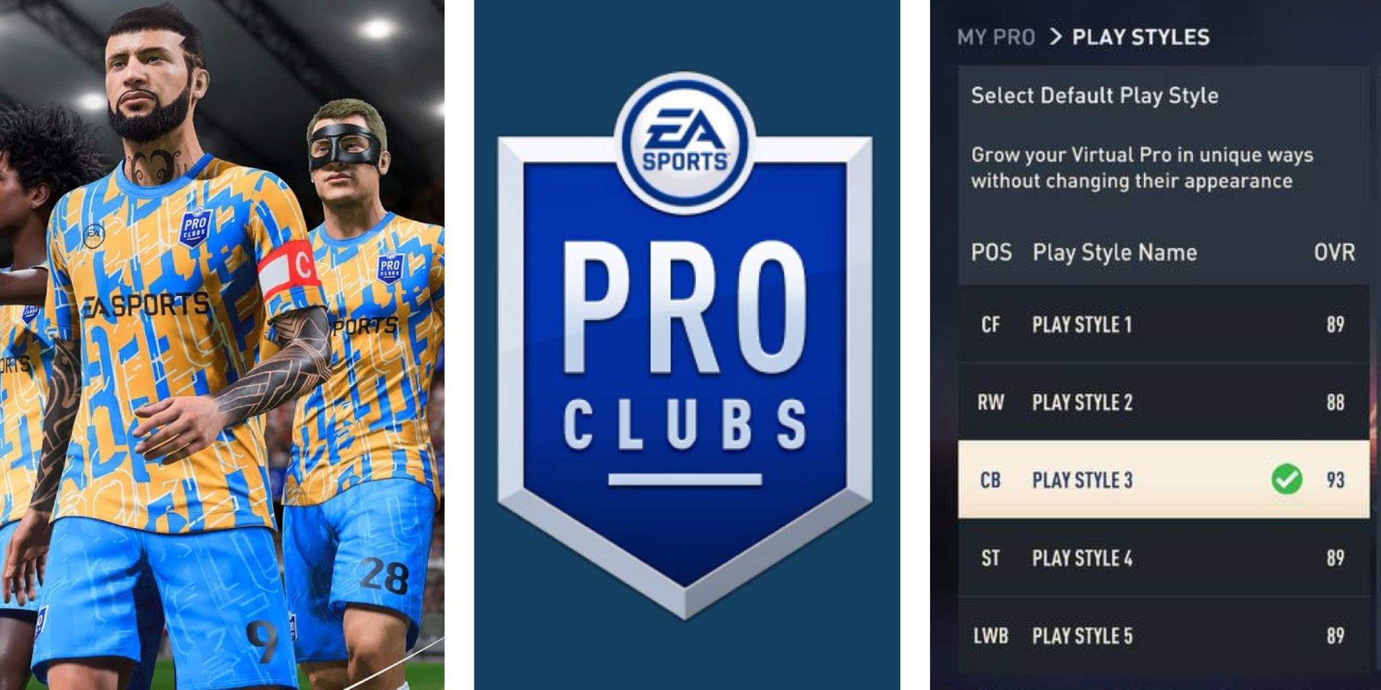 Fifa 23 Player, Pro Clubs Logo and Player Stats  