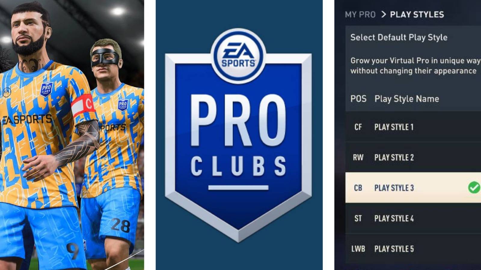 Fifa 23 Player, Pro Clubs Logo and Player Stats  
