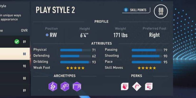 Fifa 23 Pro Clubs Rapid And Tall Winger Build