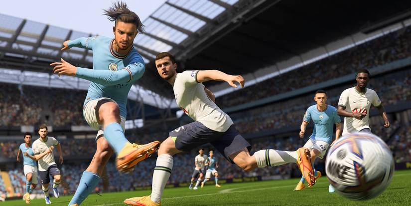 Promotional screenshot for FIFA 23