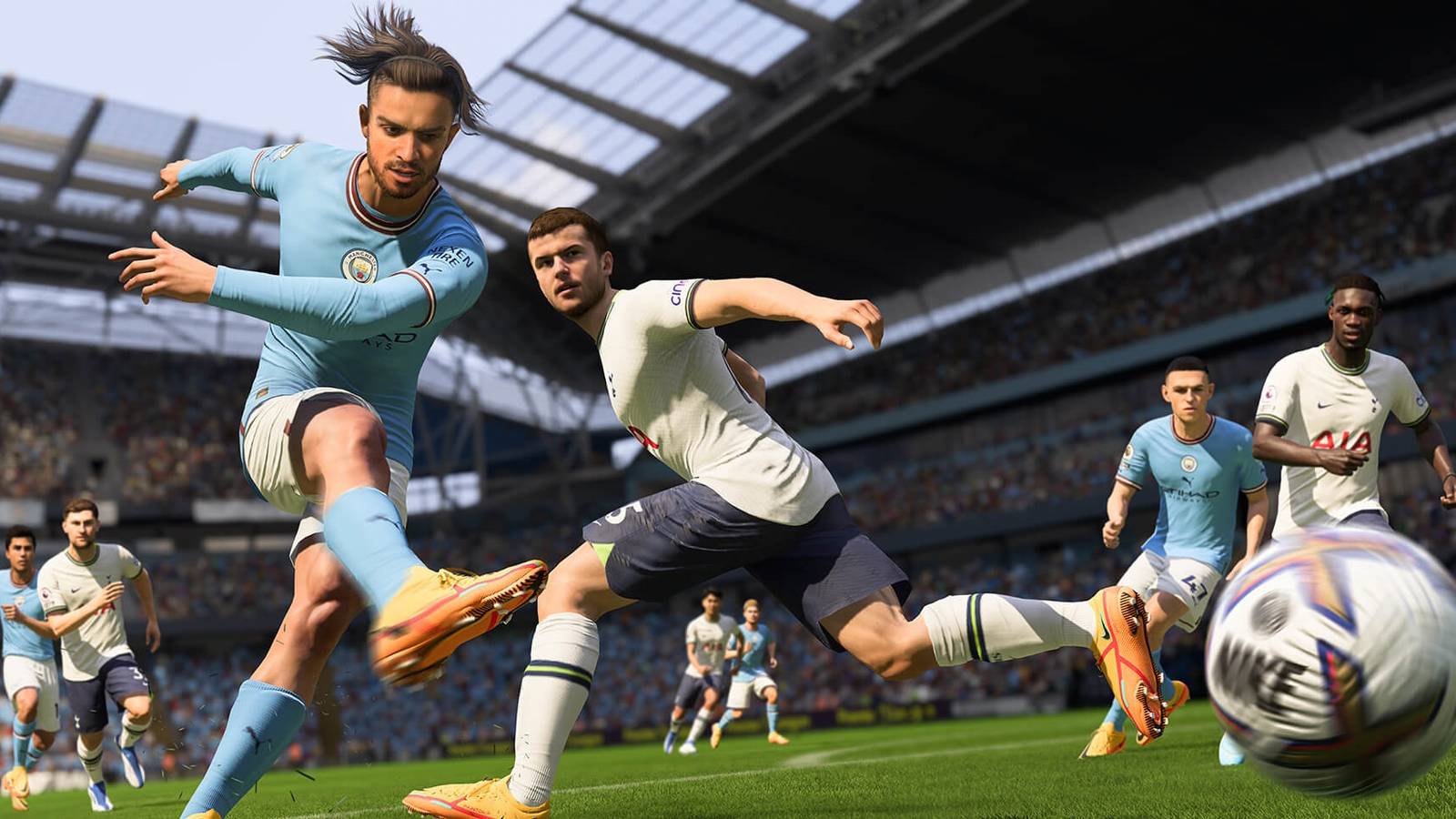 Promotional screenshot for FIFA 23