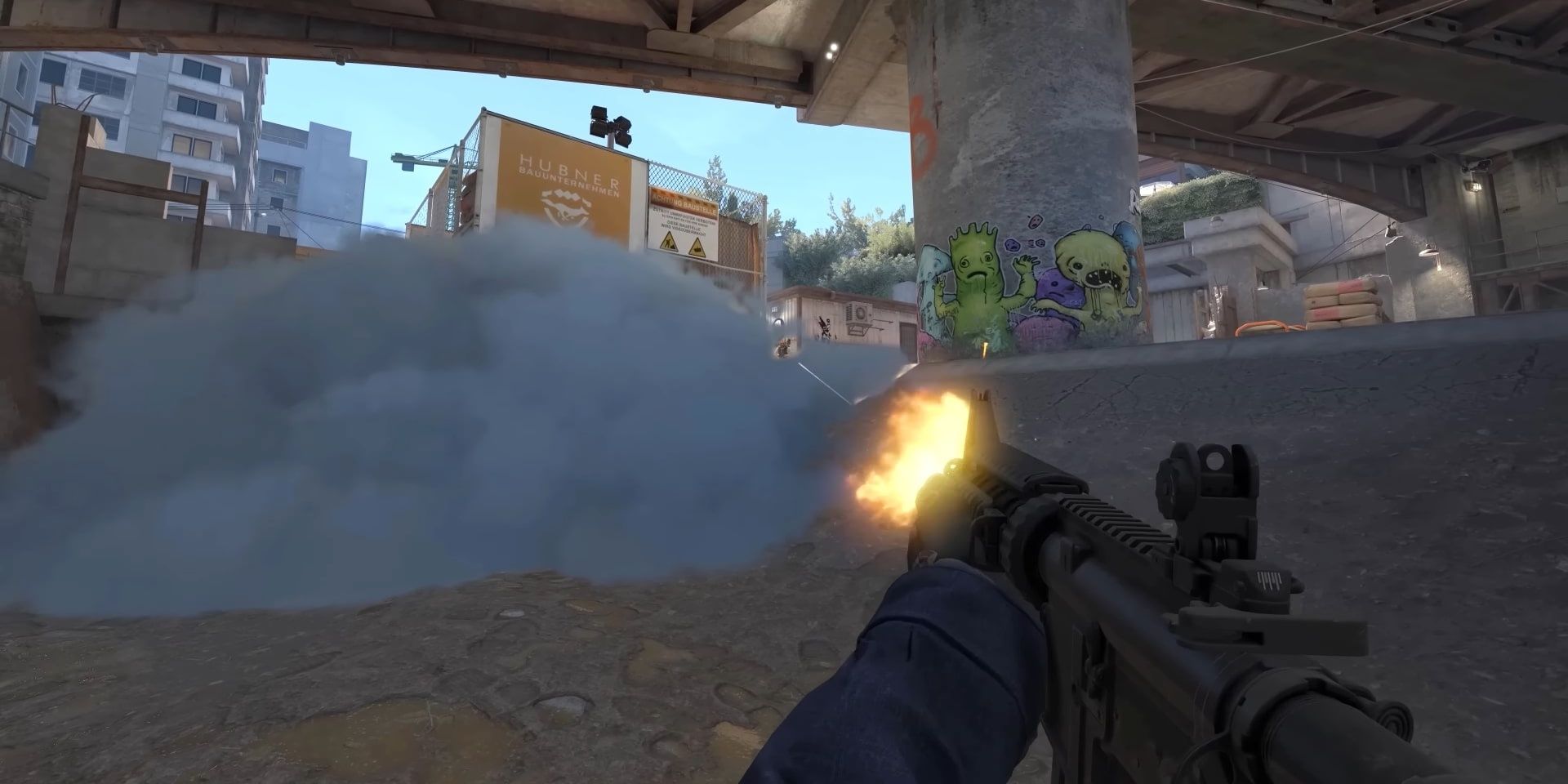Counter-Strike 2 Firing Into Smoke