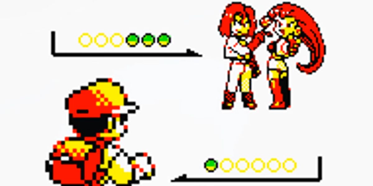 The first Team Rocket fight in Pokemon Yellow