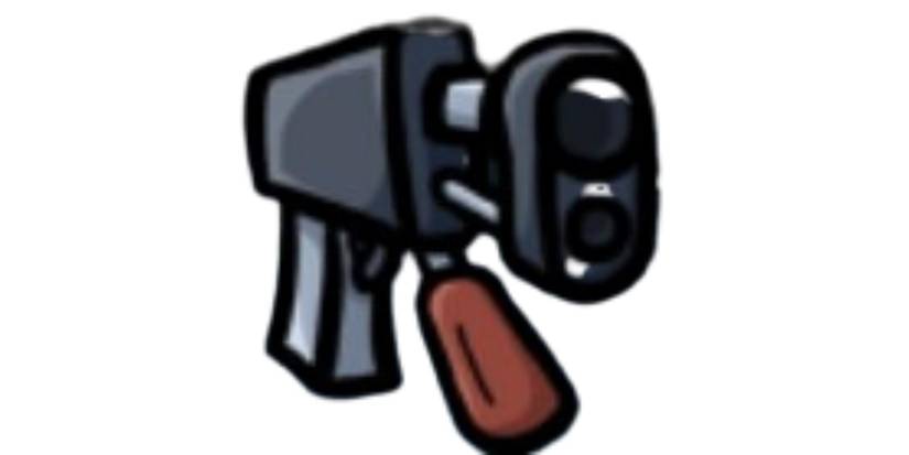 Flamethrower ranged weapon from Brotato