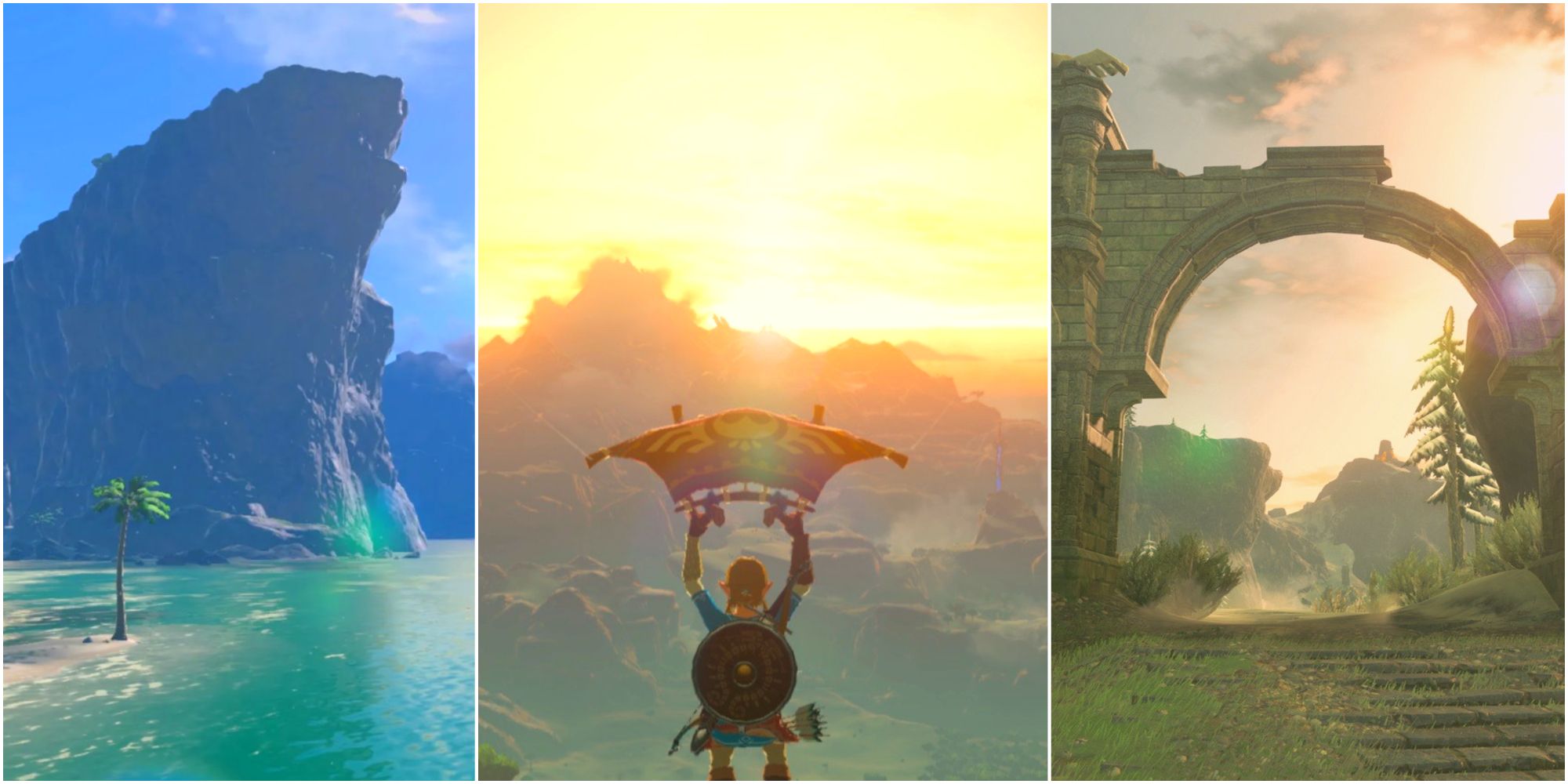 Flying in The Legend of Zelda Breath of The Wild