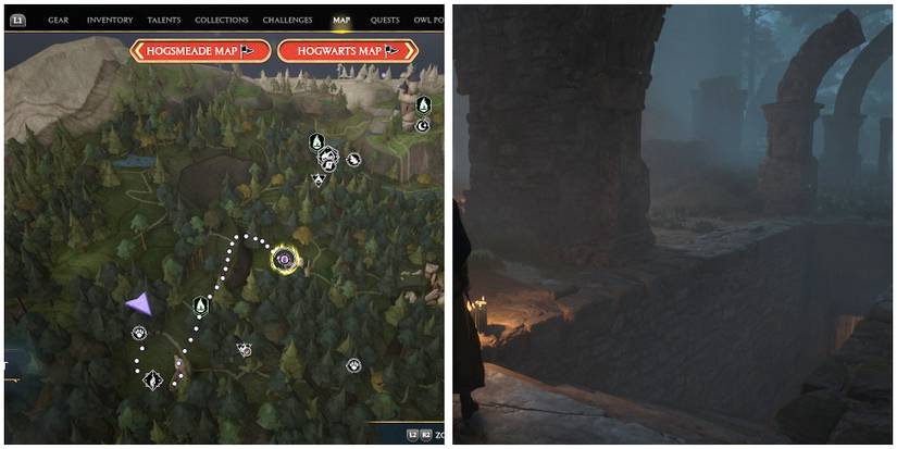 forbidden forest treasure vault 3 location in hogwarts legacy