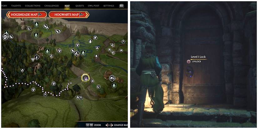 forbidden forest treasure vault 4 location in hogwarts legacy